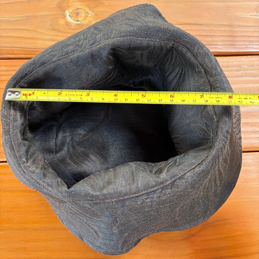 Reversible Ziran Bucket Hat Tan and Black - Picture 4 of 4